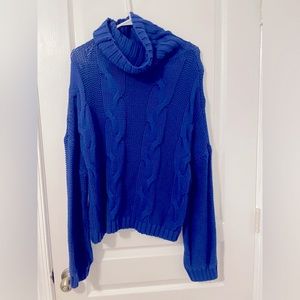 Cable knit sweater